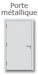 Porte metallique